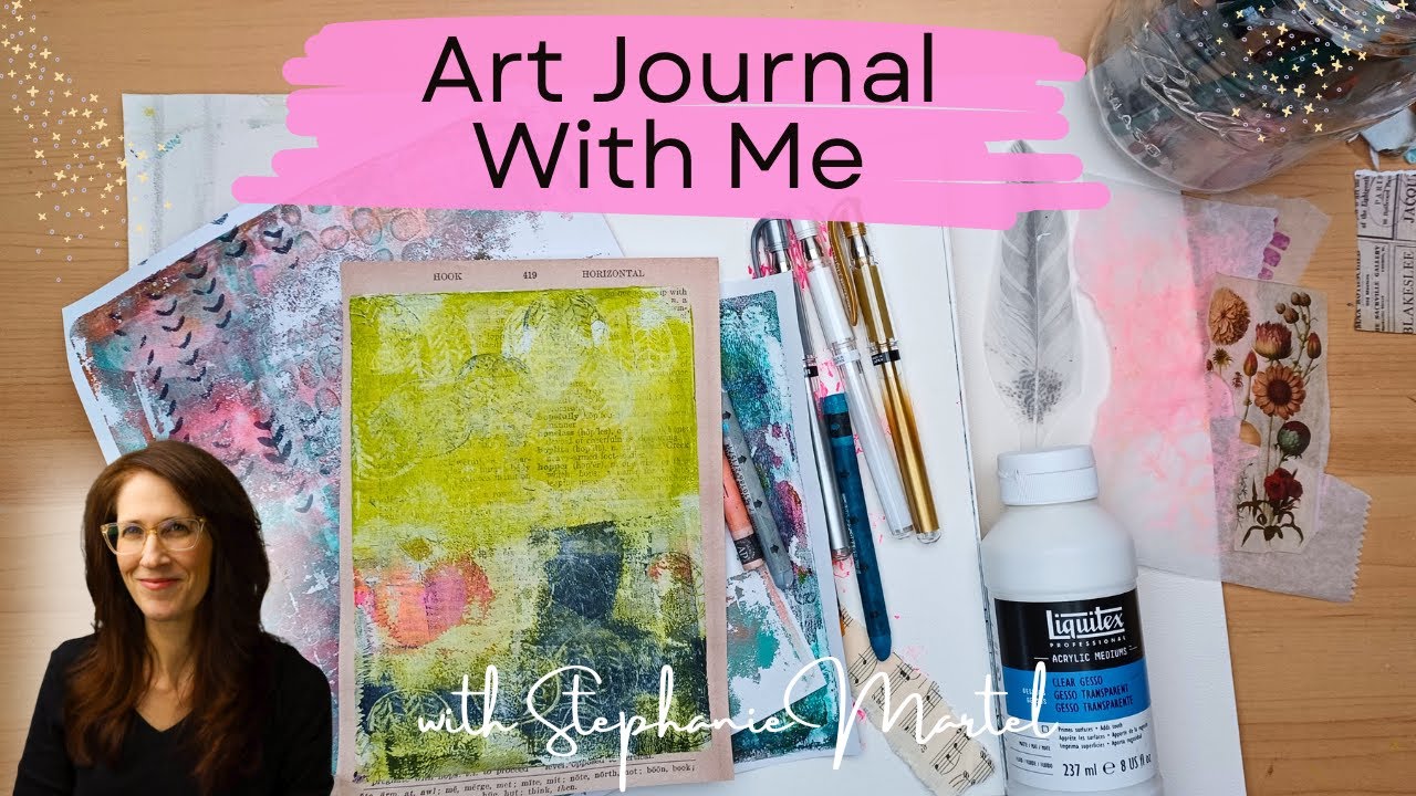 Art Journal With Me | Different Supplies