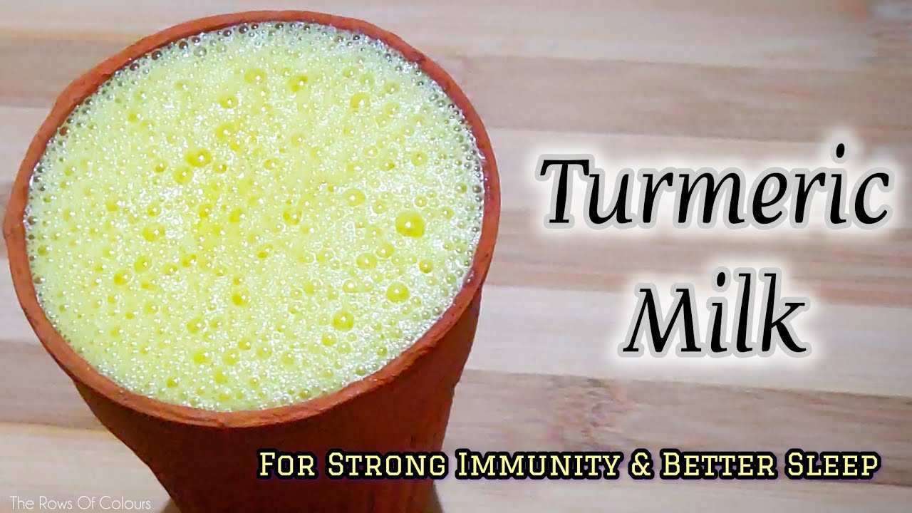 Turmeric Milk for Strong Immunity & Better Sleep | Golden Milk | Natural Anti-Inflammatory Drink.