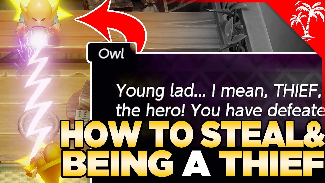 How to Steal & Becoming a THIEF! - Link's Awakening Switch