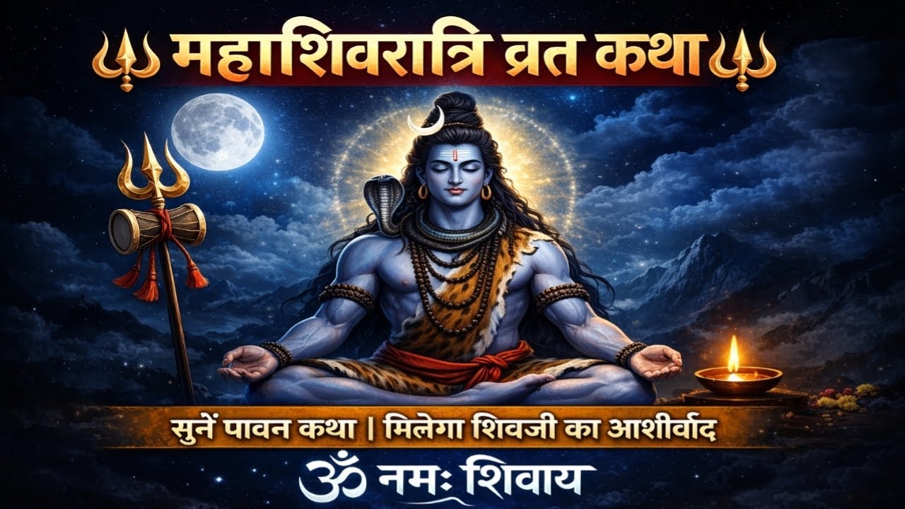 महाशिवरात्रि व्रत कथा 2026 | सुनें पावन कथा और पाएं शिवजी का आशीर्वाद | महाशिवरात्रि व्रत कथा hindi 
