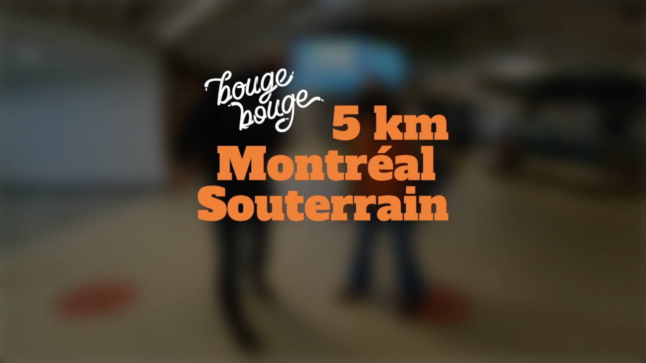 5km BougeBouge Montréal Souterrain_Trajet GoPro