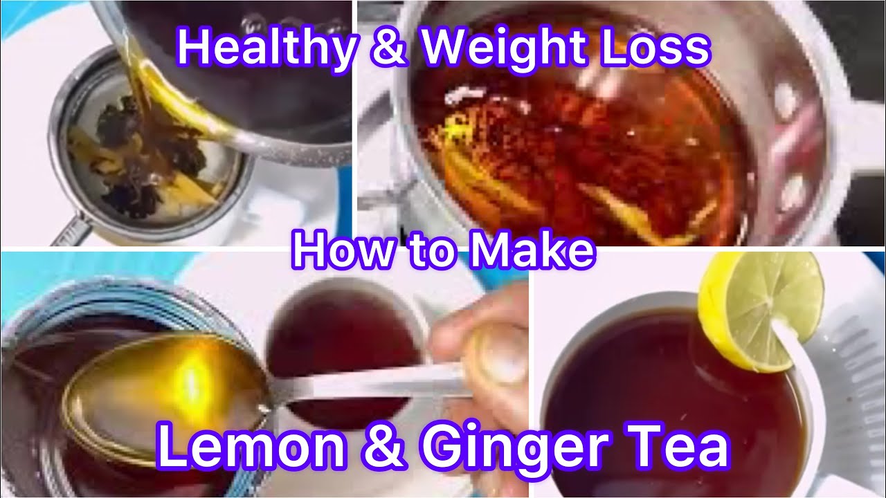 Make Lemon Ginger Honey Tea at Home