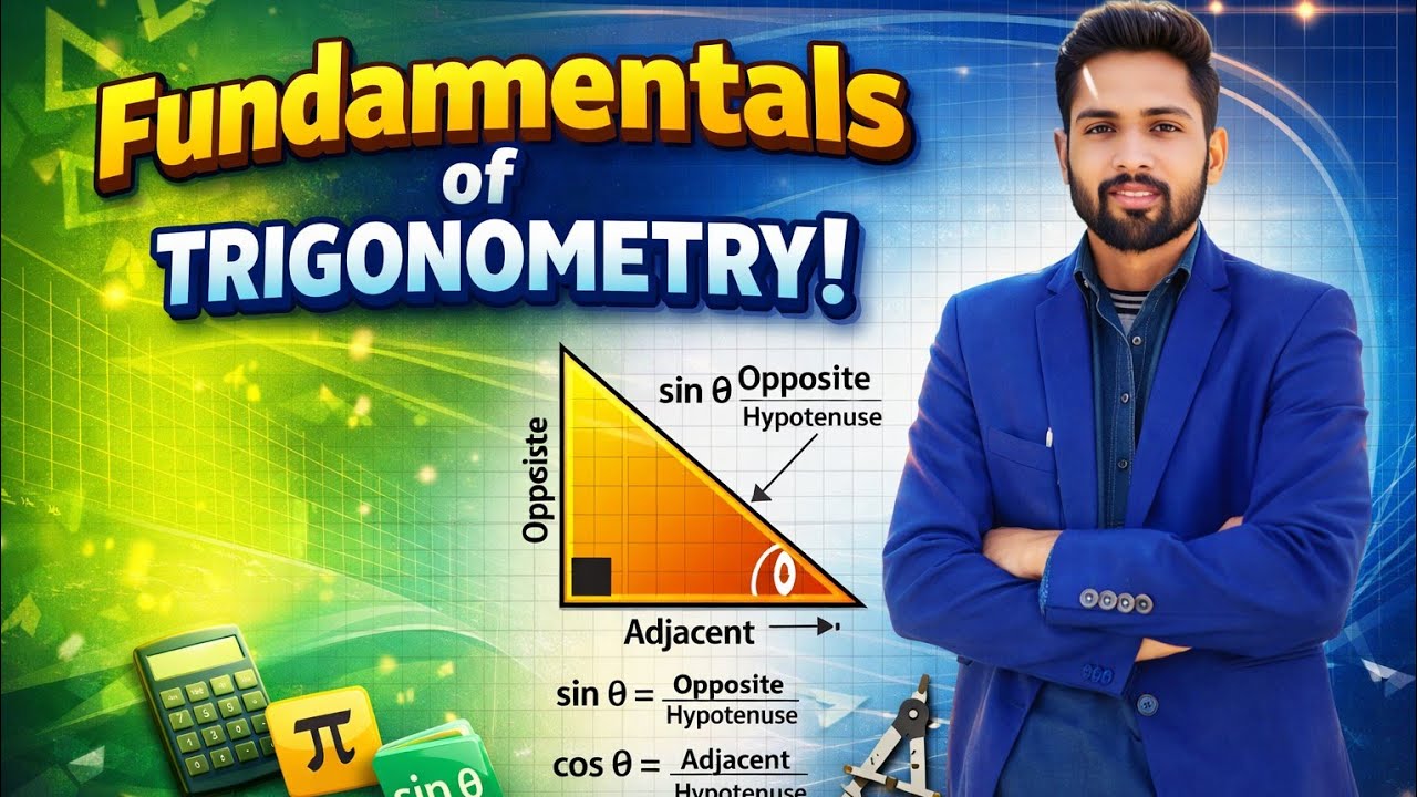 Fundamental of trigonometry || Trigonometry basic explain in easy way