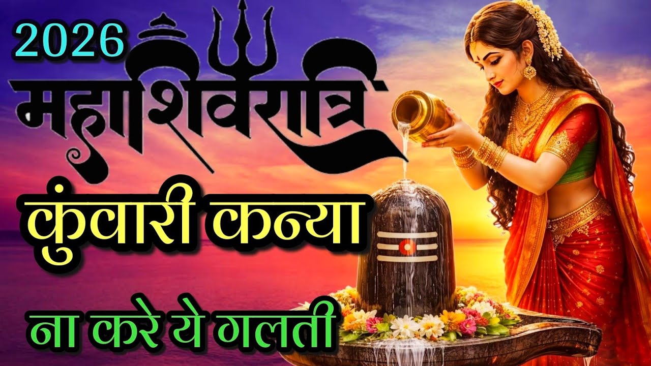Maha Shivratri 2026 | कुंवारी कन्या इस तरह करे #mahashivratri की पूजा | #mahadev #motivation 