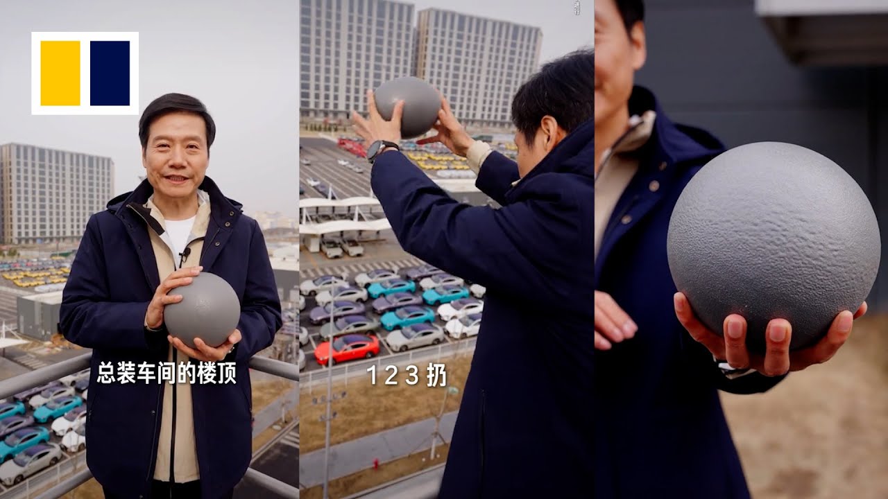 Xiaomi CEO drops watermelon from 6th floor to test &lsquo;bulletproof&rsquo; coating for EV batteries