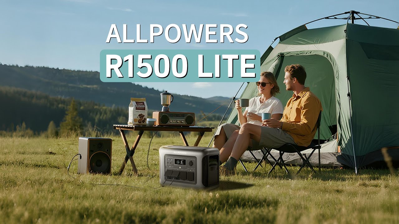 ALLPOWERS R1500LITE⚡A New Revolution in Outdoor Power | 1600W 1056Wh Capacity. All in One! 🏕️🚨