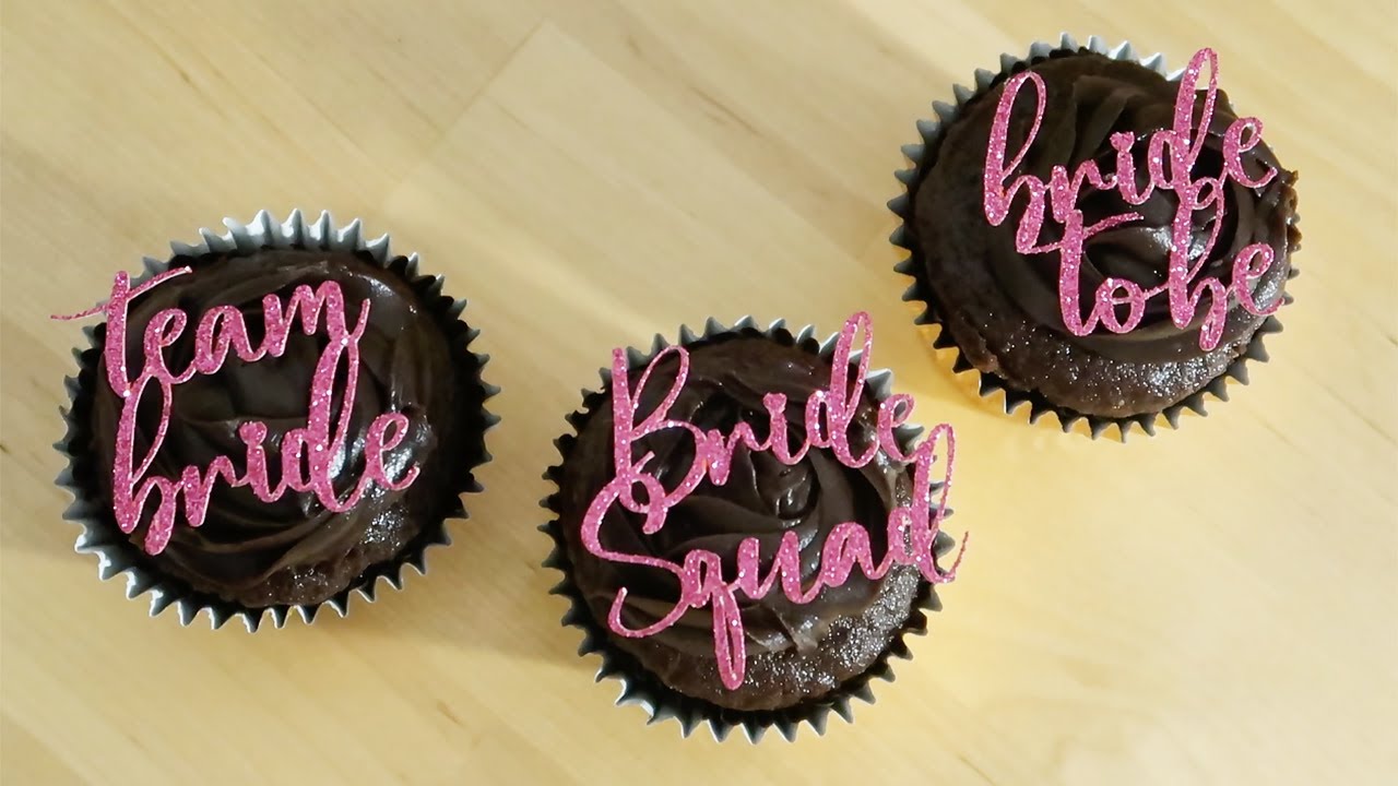 Make Bridal Cake Toppers with CRICUT