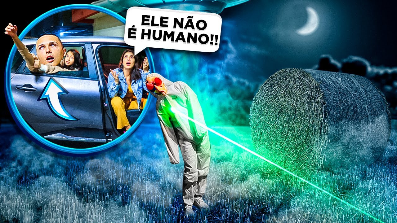 FOMOS PERSEGUIDOS POR UM ET NO MEIO DA ESTRADA!