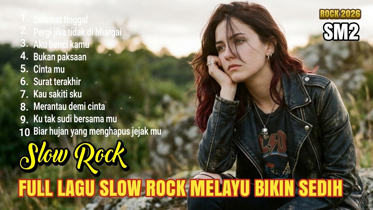 Slow Rock Melayu Paling enak buat santai || Bikin sedih