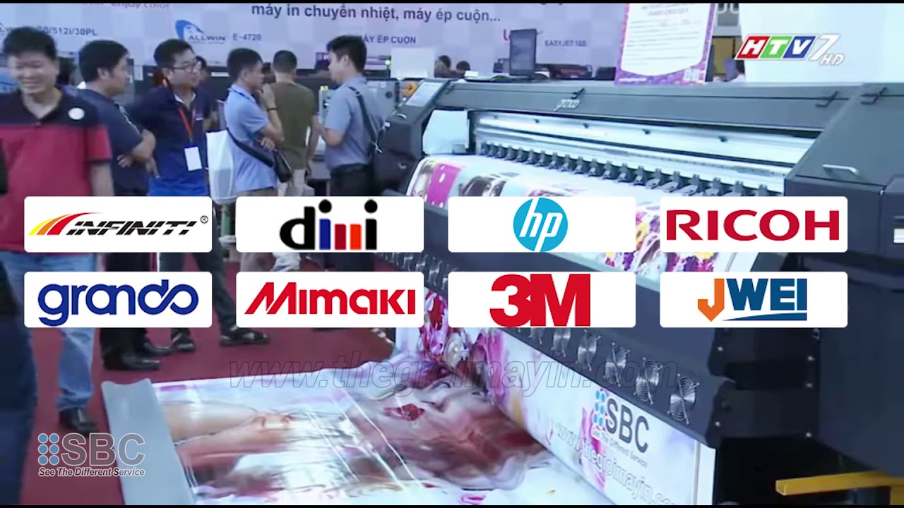 CTY SBC Thế Giới Máy In Giới thiệu công nghệ Latex và vật liệu cao cấp 3M tại Vietad 2019