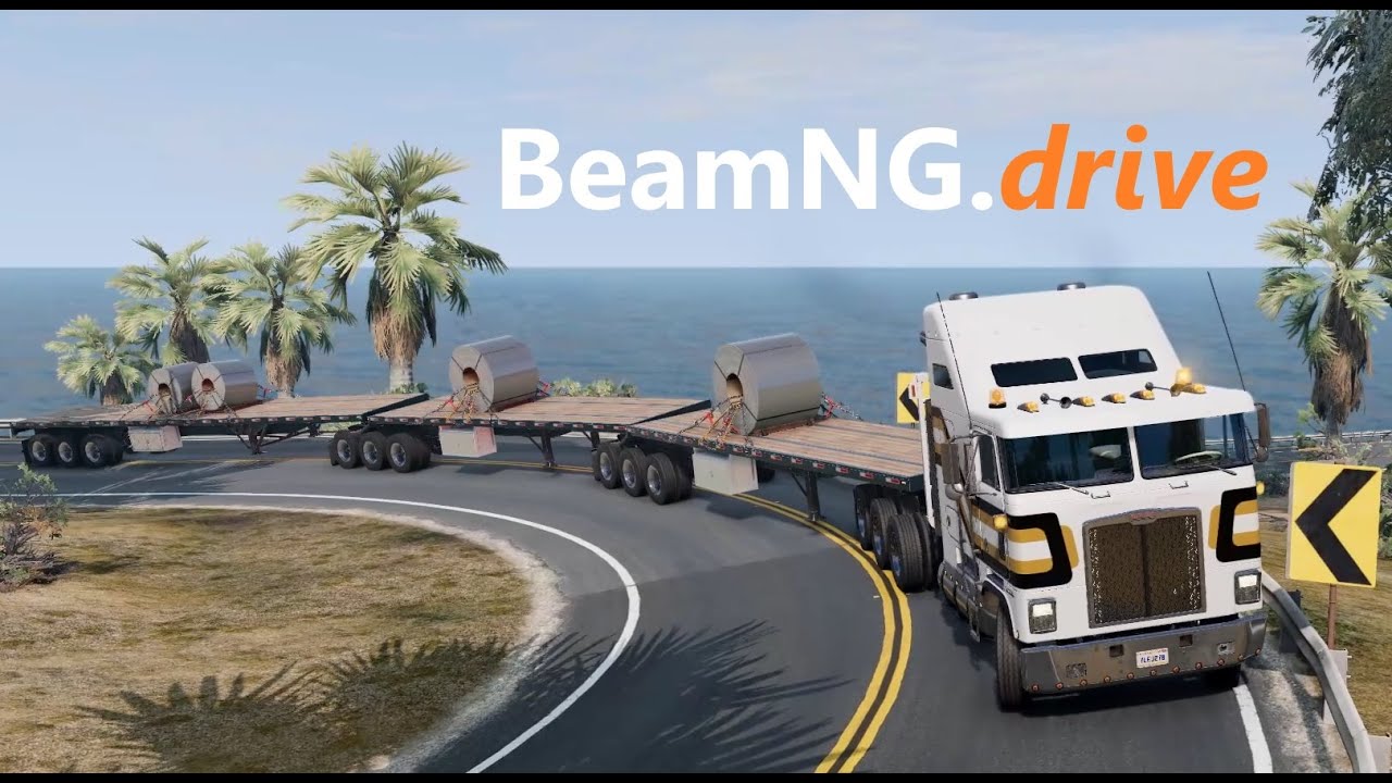 BeamNG.drive - Triples and Heavy Load [Truck Driving Gameplay]