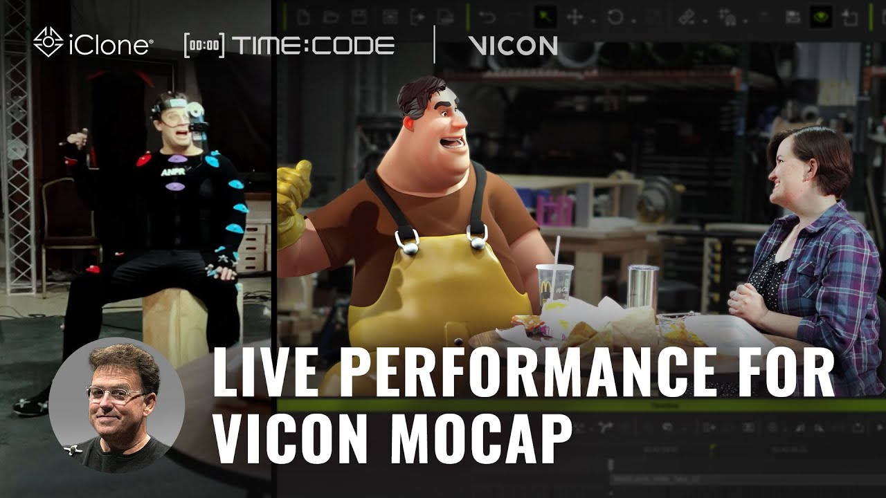 Vicon Mocap Streams With Facial Capture Directly to iClone | iClone 8