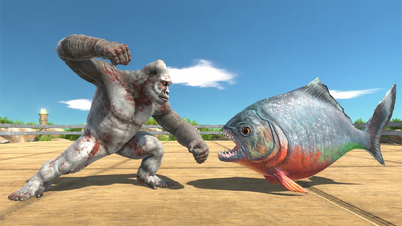 Old Goro vs Giant Units - Animal Revolt Battle Simulator