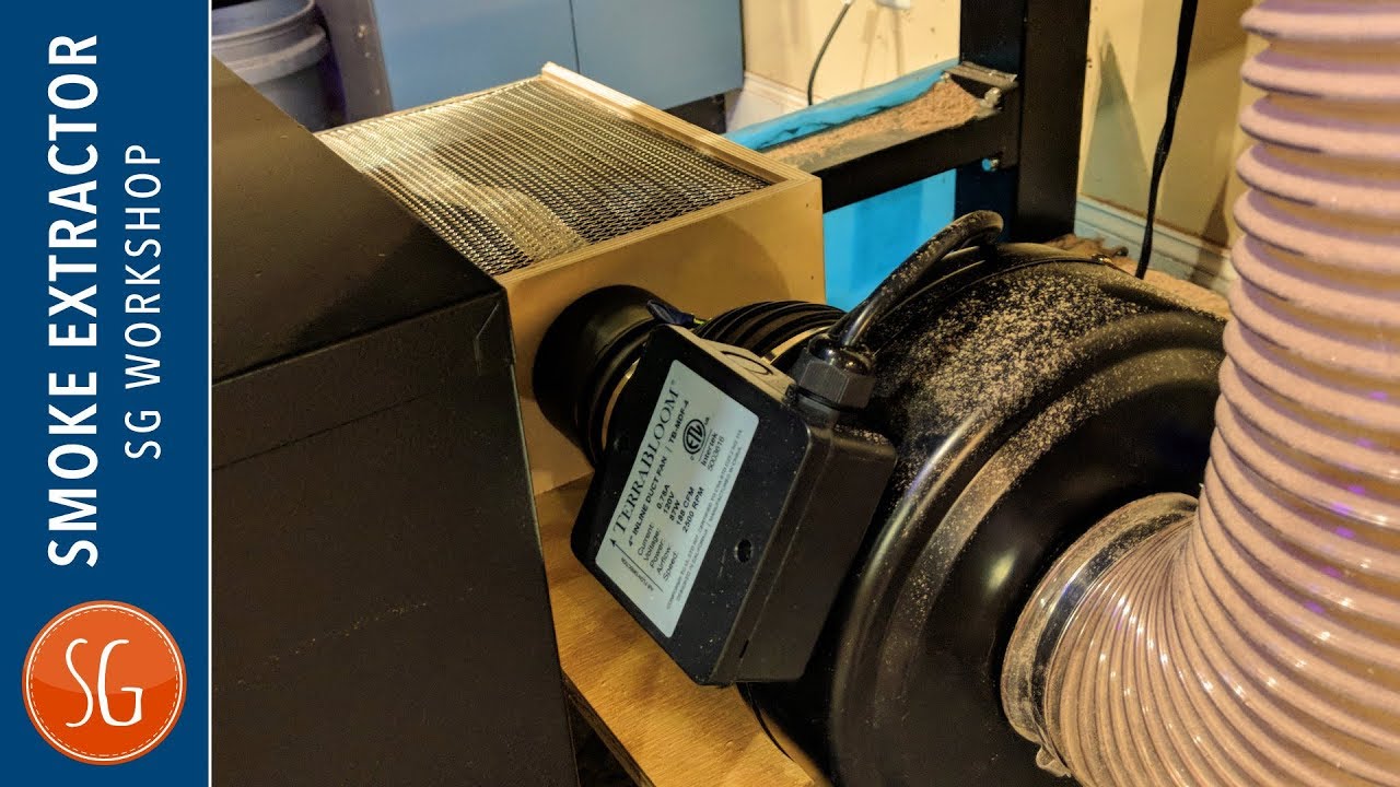 How to make a fume extractor // Axiom Precision CNC Laser