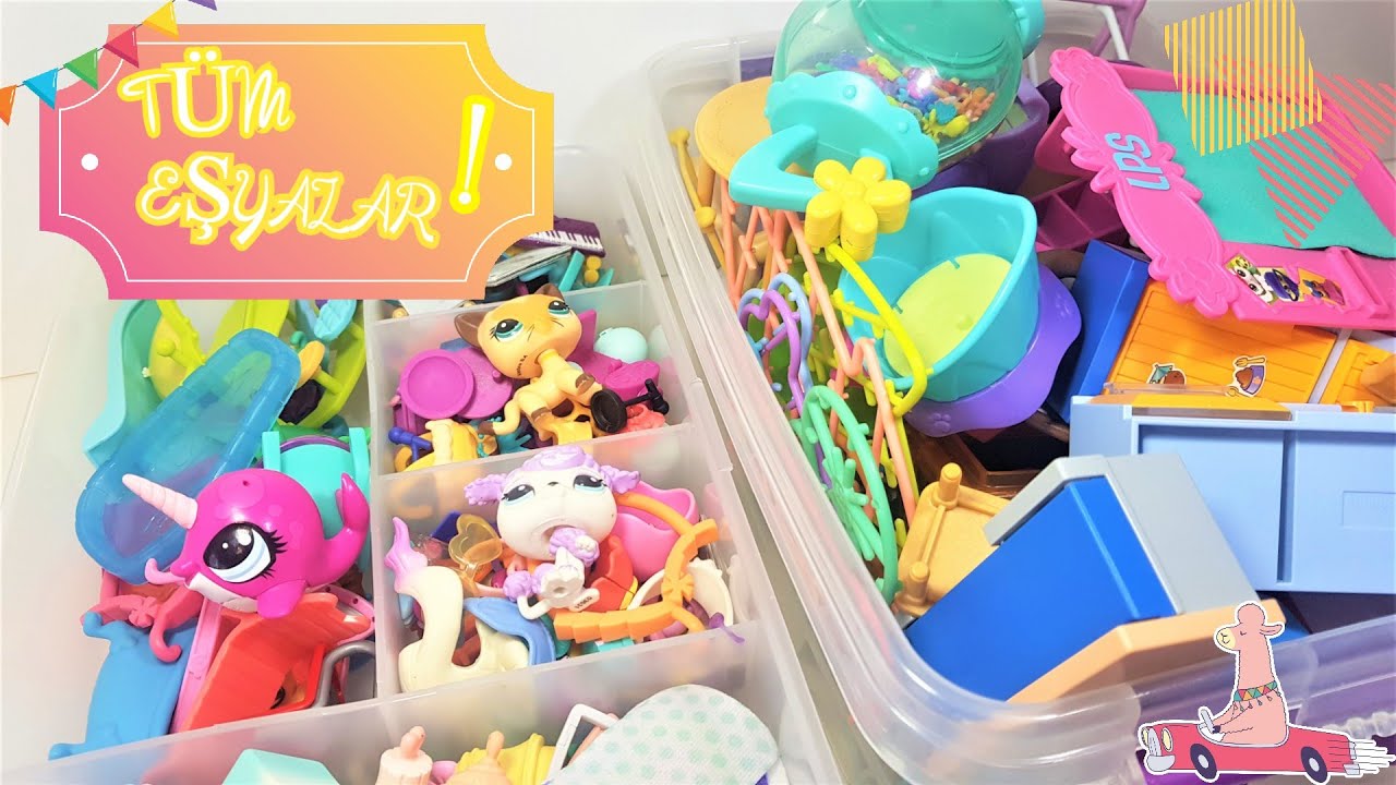 TÜM MİNİŞ EŞYALARIM !  || Minişler LPS Pati - Littlest Pet Shop