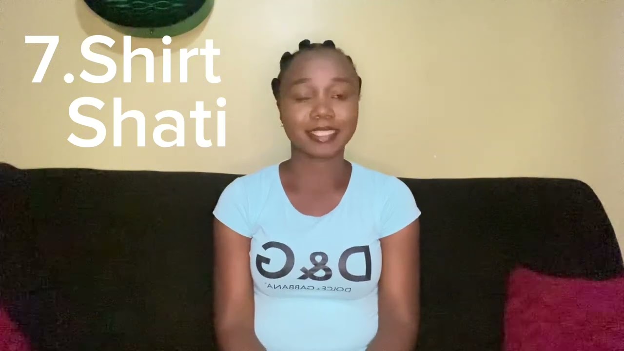 Clothes in Kiswahili.