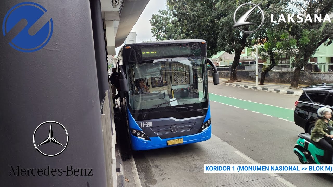 🔵[TRIP] TransJakarta MB OH-1626 NG AT Laksana Cityline 2 (TJ-398) (MONAS - KEJAKSAAN AGUNG)