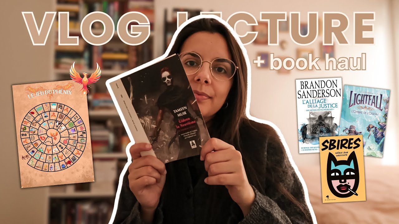 VLOG JEU DU PHÉNIX #2 (+ BOOK HAUL 📚) | SUPER-HÉROS, NÉCROMANCIE, SANDERSON… #lejeuduphenix 🎲 