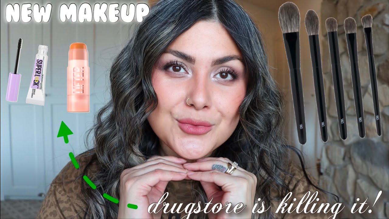 Testing out NEW makeup | Wayne Goss Collectors brushes, Maybelline lifter stix & super lock brow gel