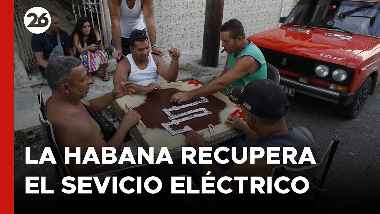 CUBA | Los habitantes de La Habana comienzan a recuperar el servicio eléctrico