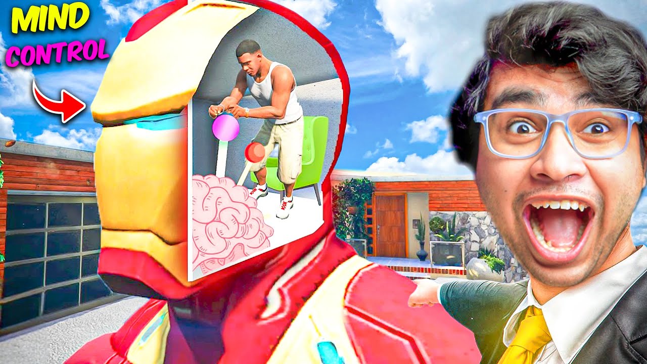 GTA V : Franklin Controls Iron Man’s Brain To DESTROY Los Santos! 😱🤖
