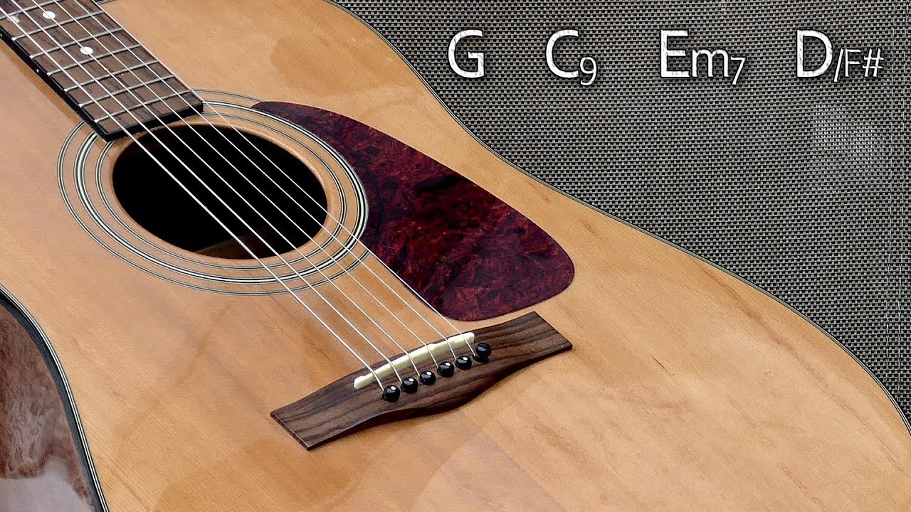 Acoustic Country Rock Guitar Backing Track G Major Jam