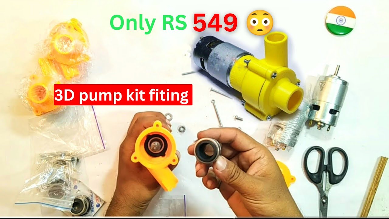 How to fiting 3D pump kit with 775 DC motor 🔥 | 3d pump v2 fiting complete video 