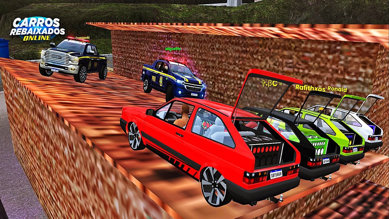 CARROS REBAIXADOS ONLINE | ENCONTRO DE GOL QUADRADO DEBOXE EM CIMA DO RANCHO E CHEGA VT !