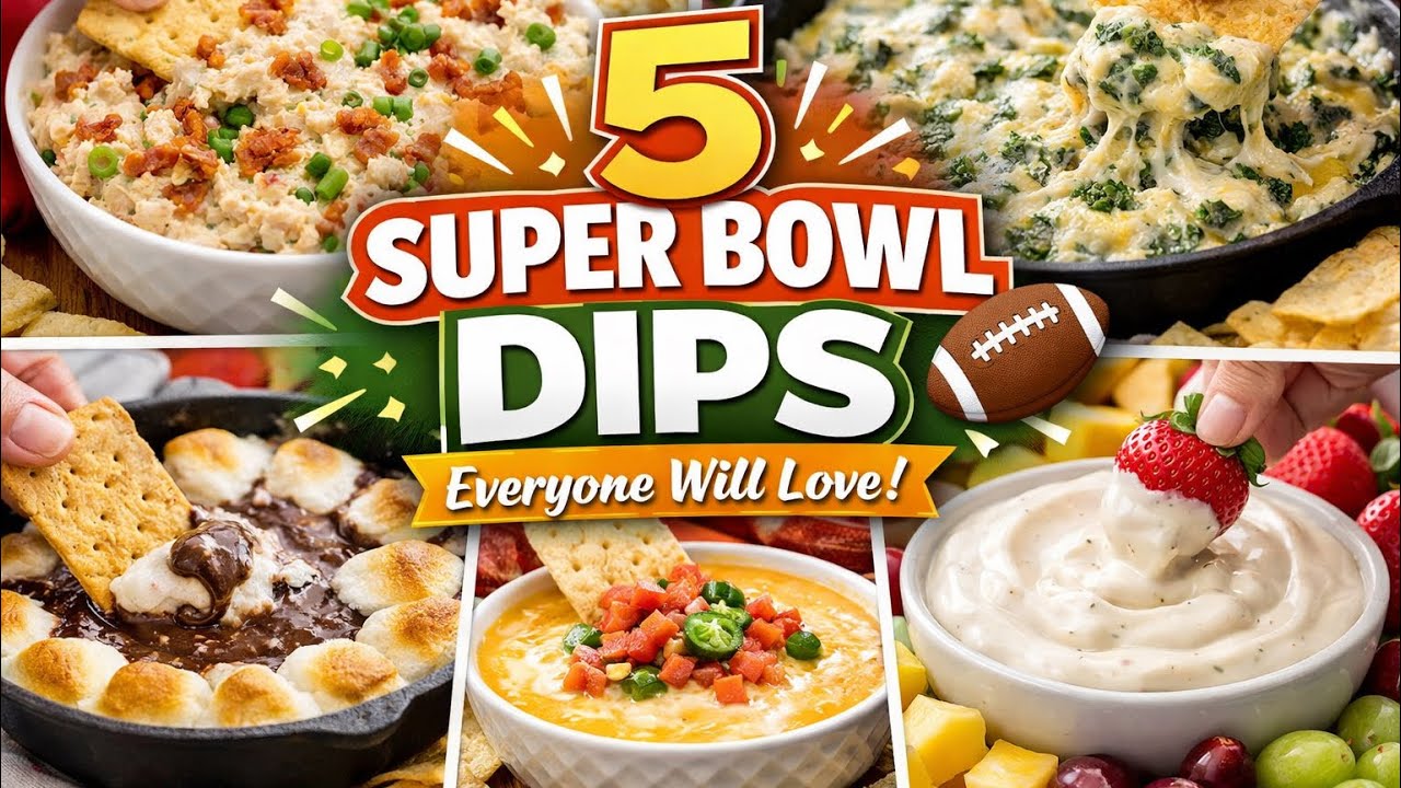 5 простых соусов для Суперкубка, которые понравятся всем 🏈 | Закуски для игрового дня