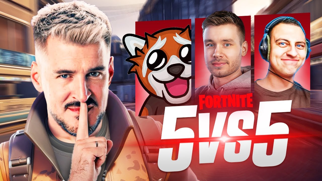 IZAK vs STREAMERZY w FORTNITE 5vs5! WALKA O 60 000zł!!!