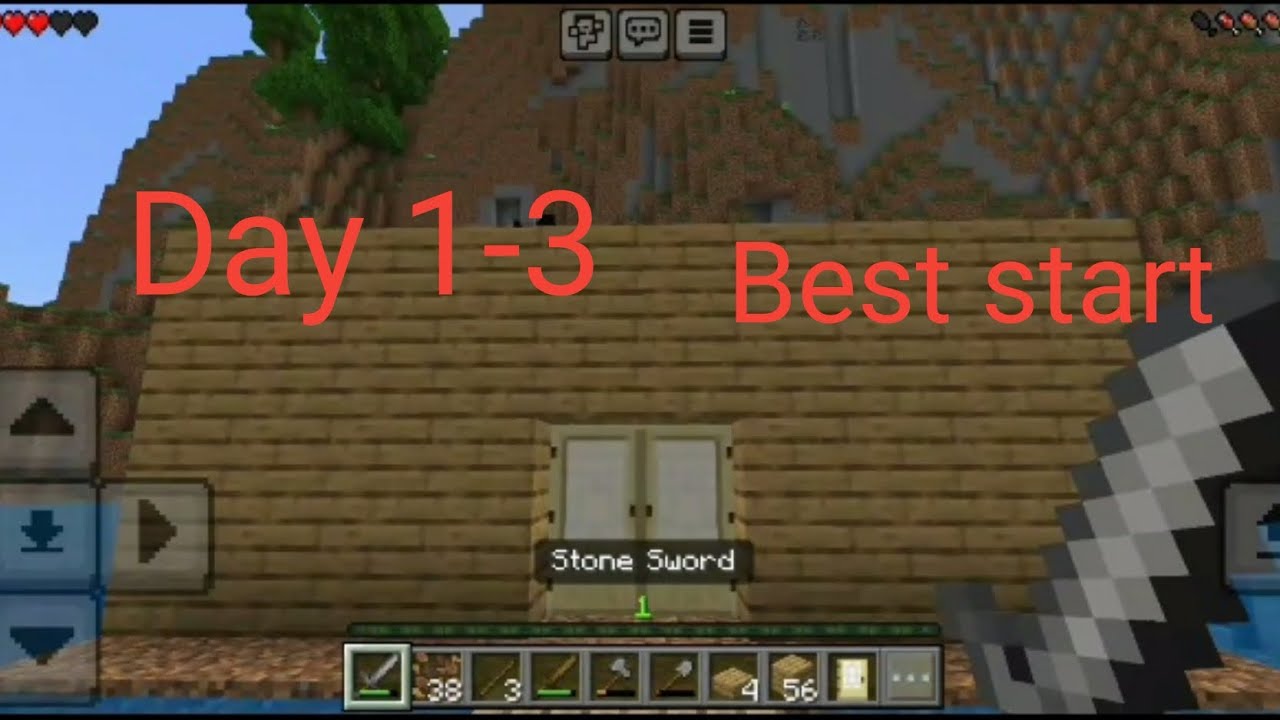 Minecraft Survival series day1 - day3 best start