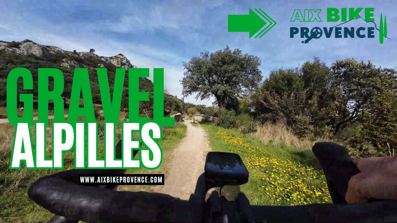 Belle trace Gravel dans les Alpilles