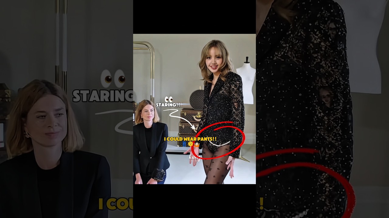 No Pants 👖🤔🤷🏻!!? #lalisa #blackpink #metgala2025 #kpop #explore #fyp #shorts