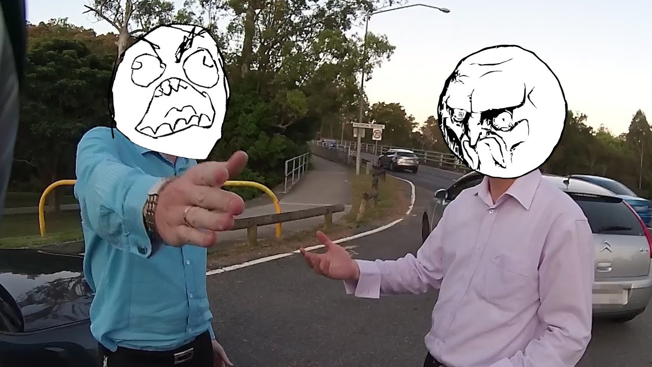 MERGE ACCIDENT // ARGUMENT OVER FAULT
