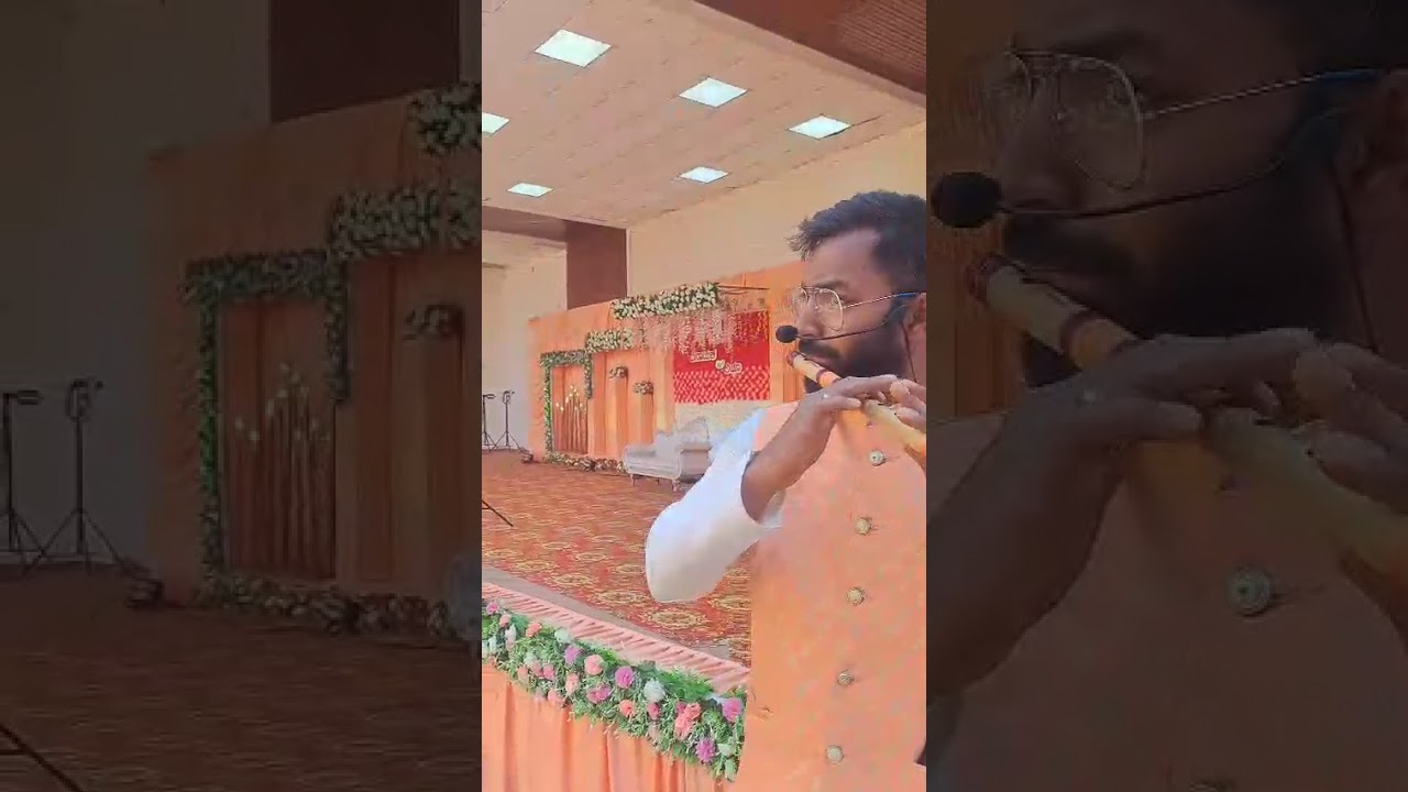 contact for wedding flute music 8880124272 ( maanik lawns ) jamakhandi #weddingflute #flutemusic