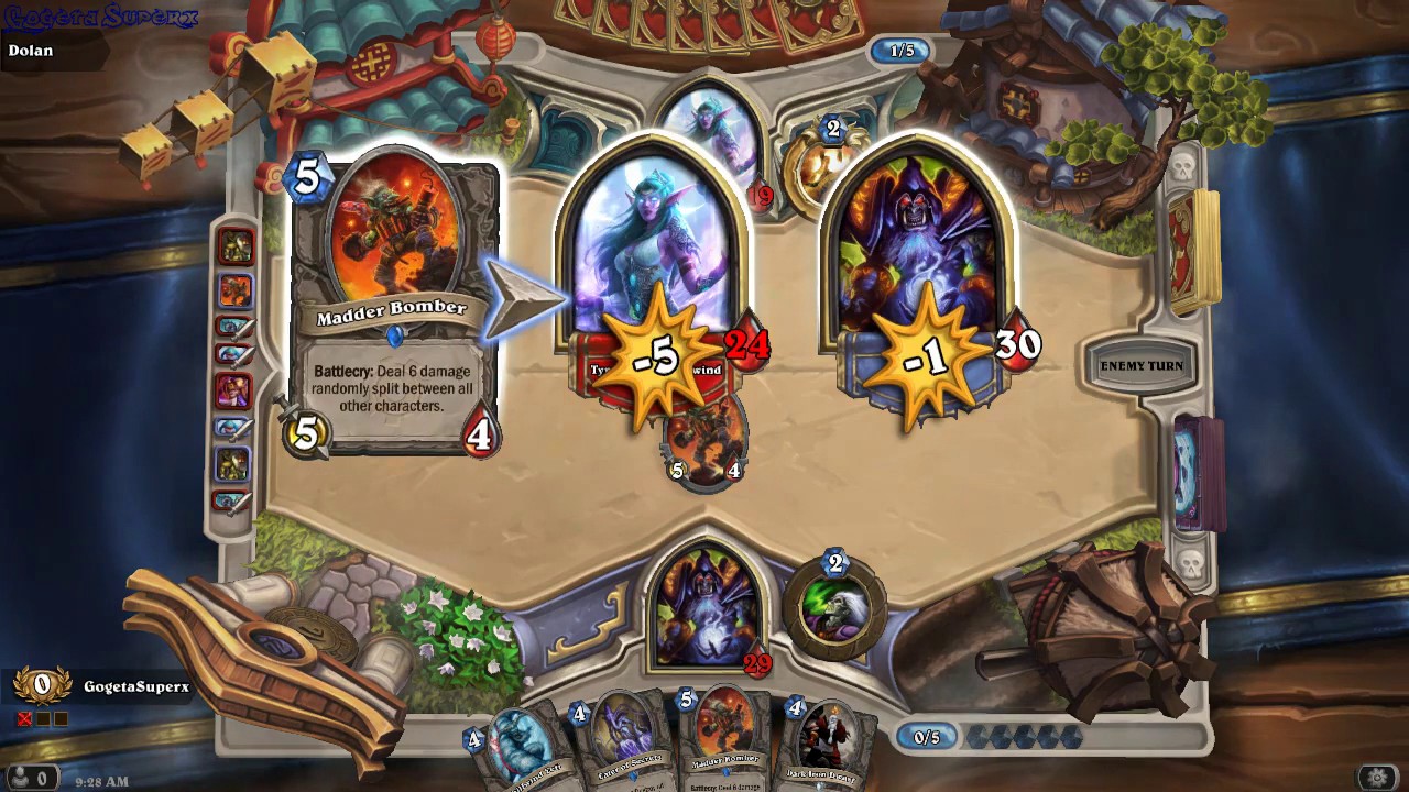Hearthstone MSOG arena #1 - 6 wins - GogetaSuperx
