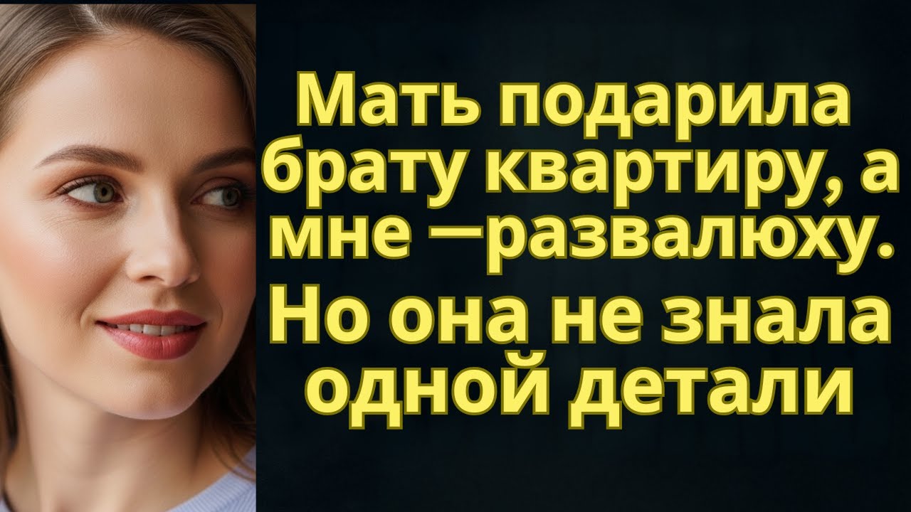 Мать подарила брату квартиру, а мне — развалюху. Но она не знала одной детали | История мести