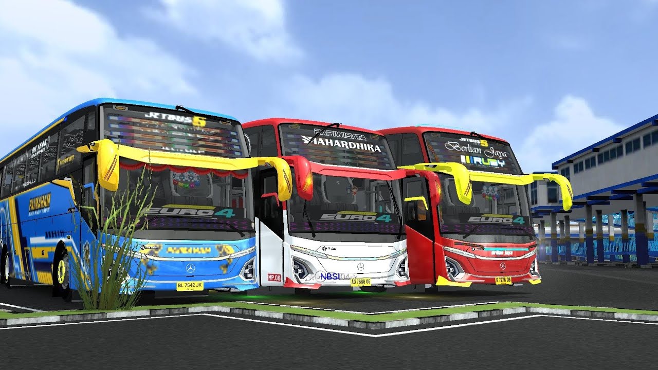 MABAR JB5 FULL MERIAH #bussid 