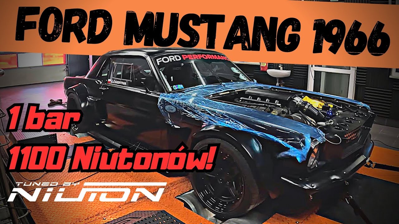 Mroczny Mustang z 1966 roku z ALS!🔥🐎 Jeden KiloNiuton z 1 bara w 57 letnim wozie? Czemu nie?!
