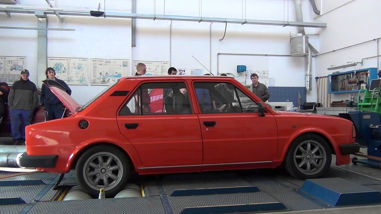 Škoda 120L @ 1,4T měření výkonu na brzdě ( 108kW )