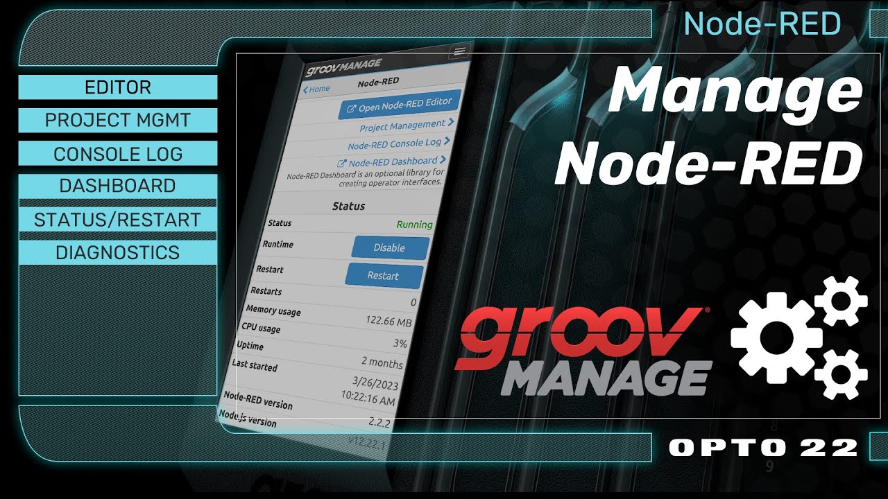 groov Manage: Node-RED