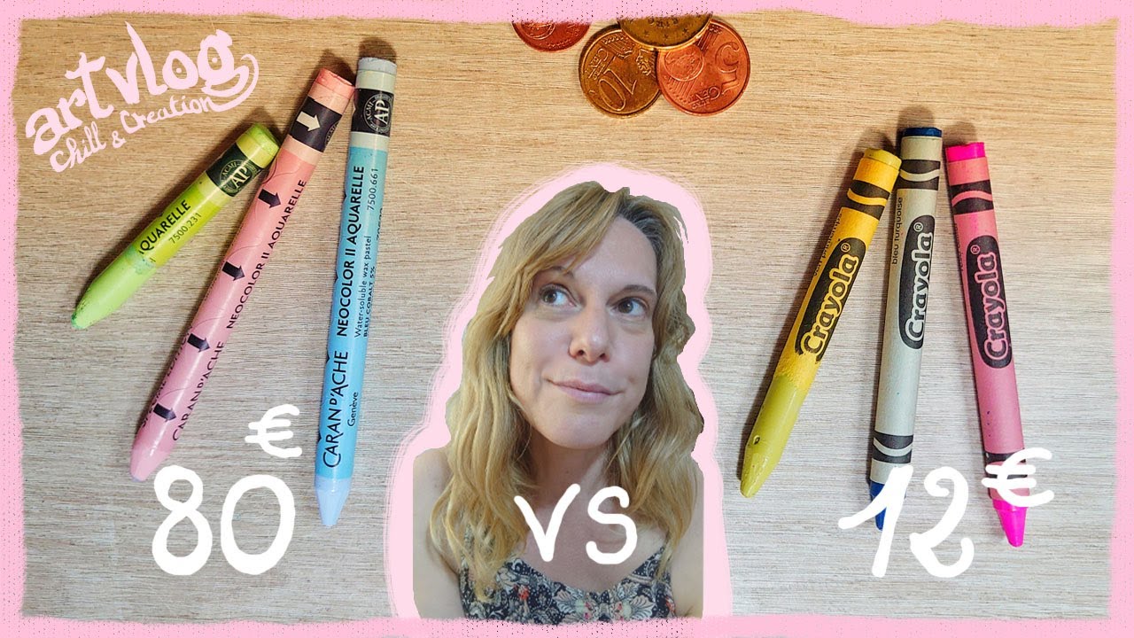 Créer avec des Crayola quand t'as plus d'argent pour les Néocolor ?