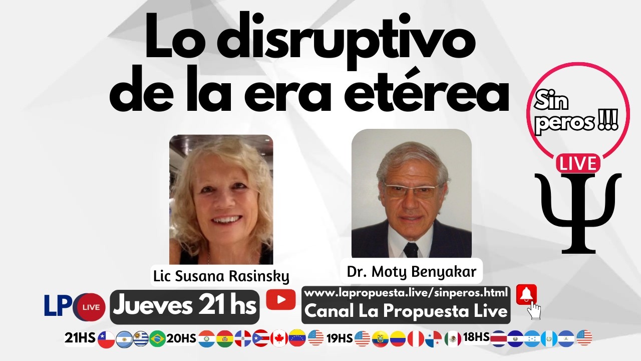 Lo disruptivo de la era etérea 🌌 en Sin Peros!!! Jueves 21hs Arg