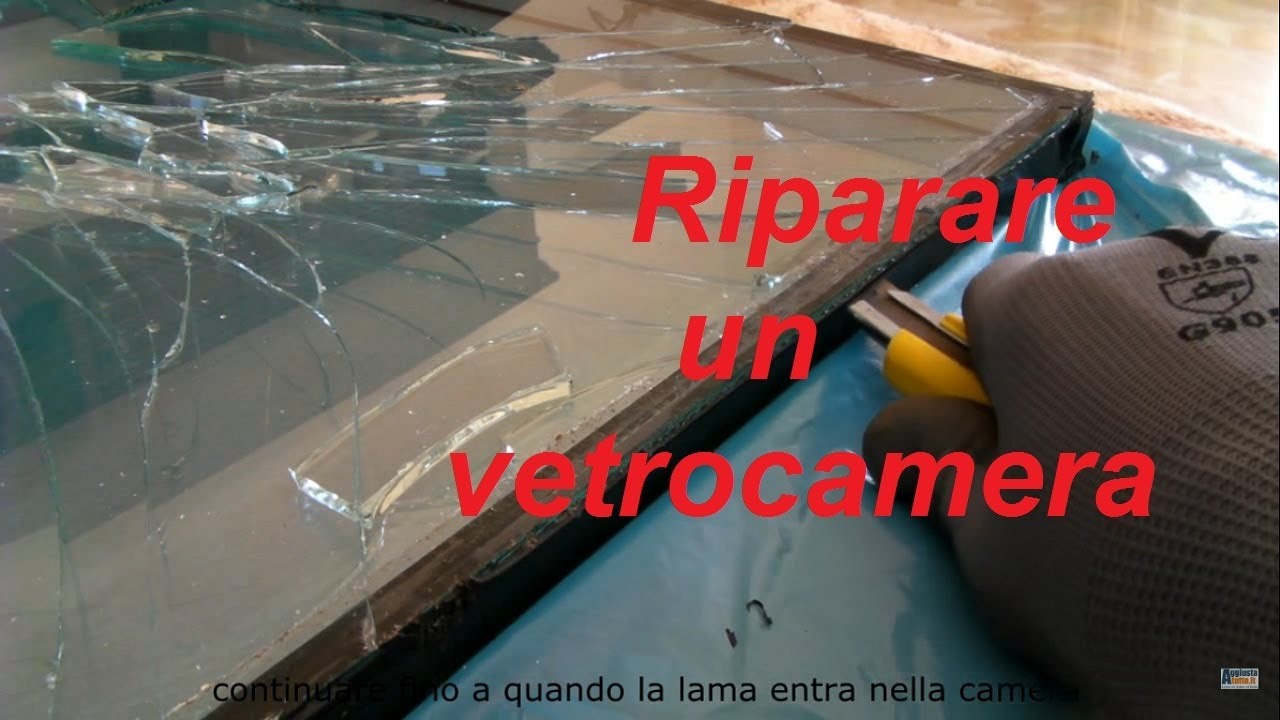 Riparare un vetrocamera rotto
