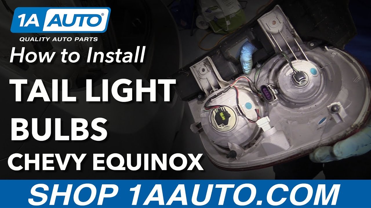 How to Replace Tail Light Bulbs 10-17 Chevy Equinox