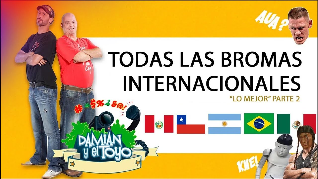 DAMIAN Y EL TOYO - TODAS LAS BROMAS AL EXTRANJERO PART 2 / LO MEJOR