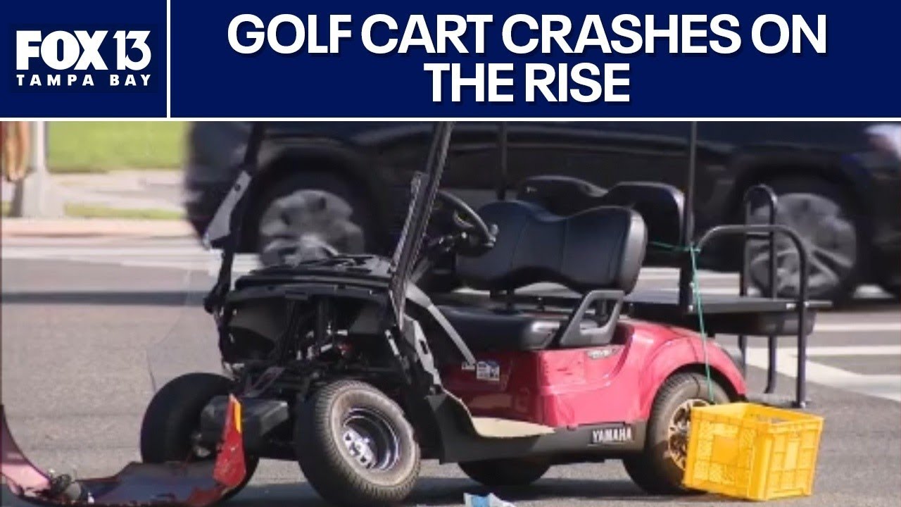 Golf cart crashes on the rise