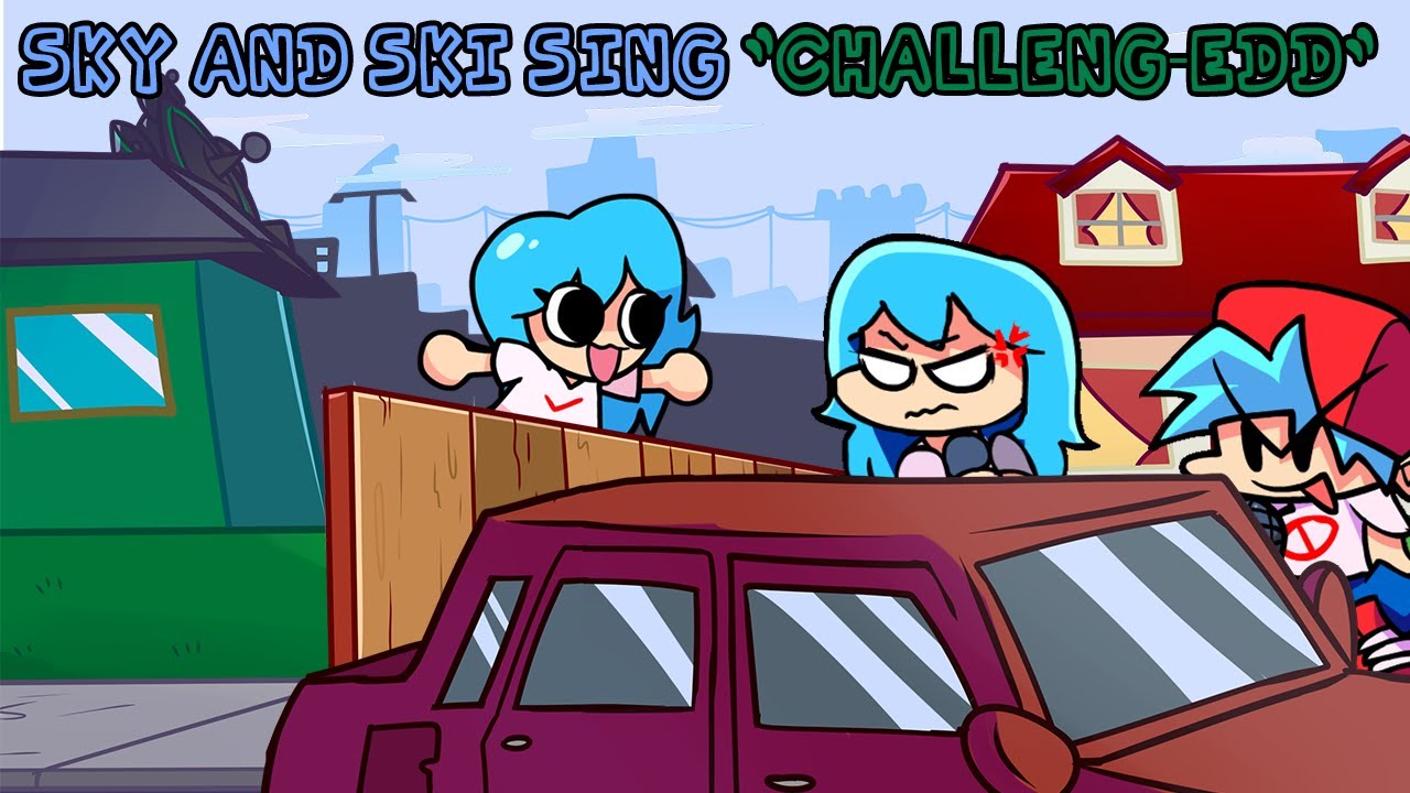Challeng-Edd but it's a Sky and Ski cover (FNF Eddsworld cover)