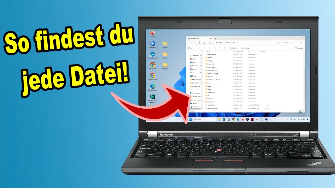 So findest du Dateien nach &Auml;nderungsdatum in Windows 11!