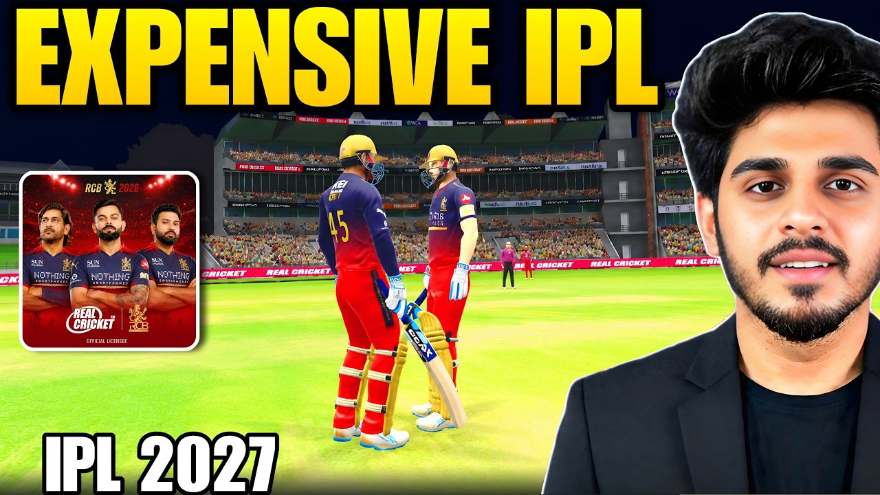 RCB vs RR Expensive IPL 2027 Real Cricket